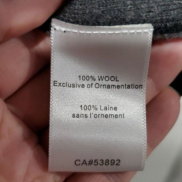 Icelandic Design 100% Wool Embroidered Sweater with Velvet Border Size XXL - Picture 12 of 12